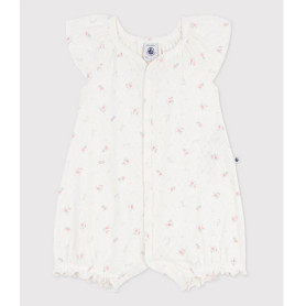 Petit Bateau - Tutina Corta Marshmallow Multico