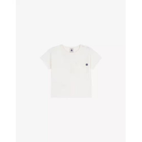 Petit Bateau - T-shirt Maniche Corte Marshmallow